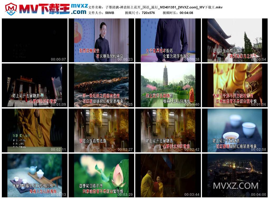 子墨清漓-禅意陌上花开_国语_流行_MD401351